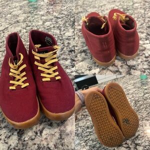 No bull high top canvas trainers